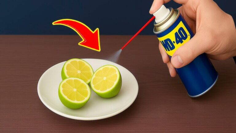 Odkryj 5 niesamowitych sposobów na użycie WD-40 z cytryną!